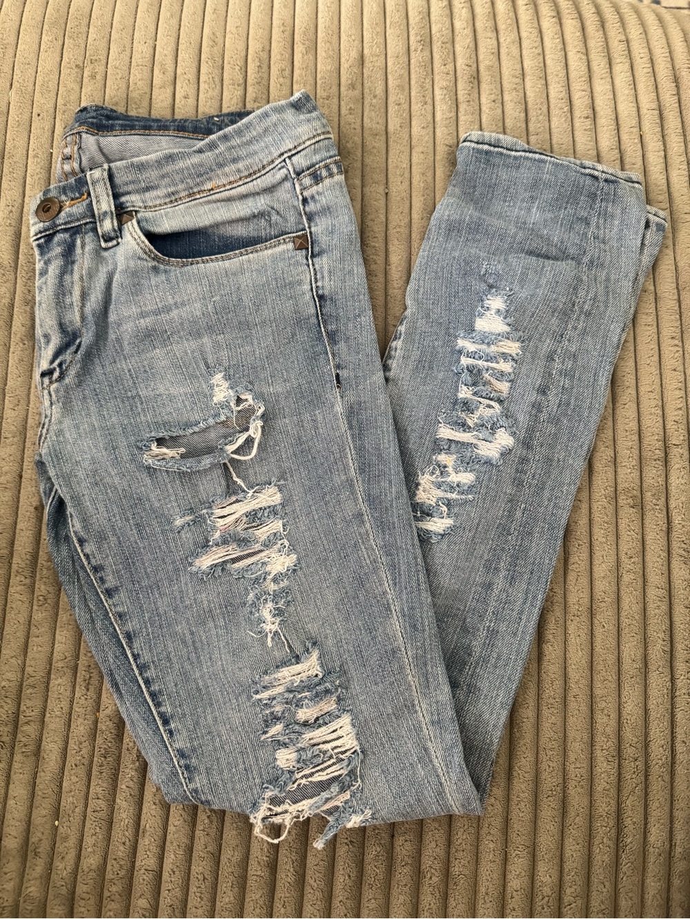 Blank NYC Light Blue Ripped Skinny Jeans